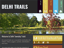 Tablet Screenshot of delhitrails.com